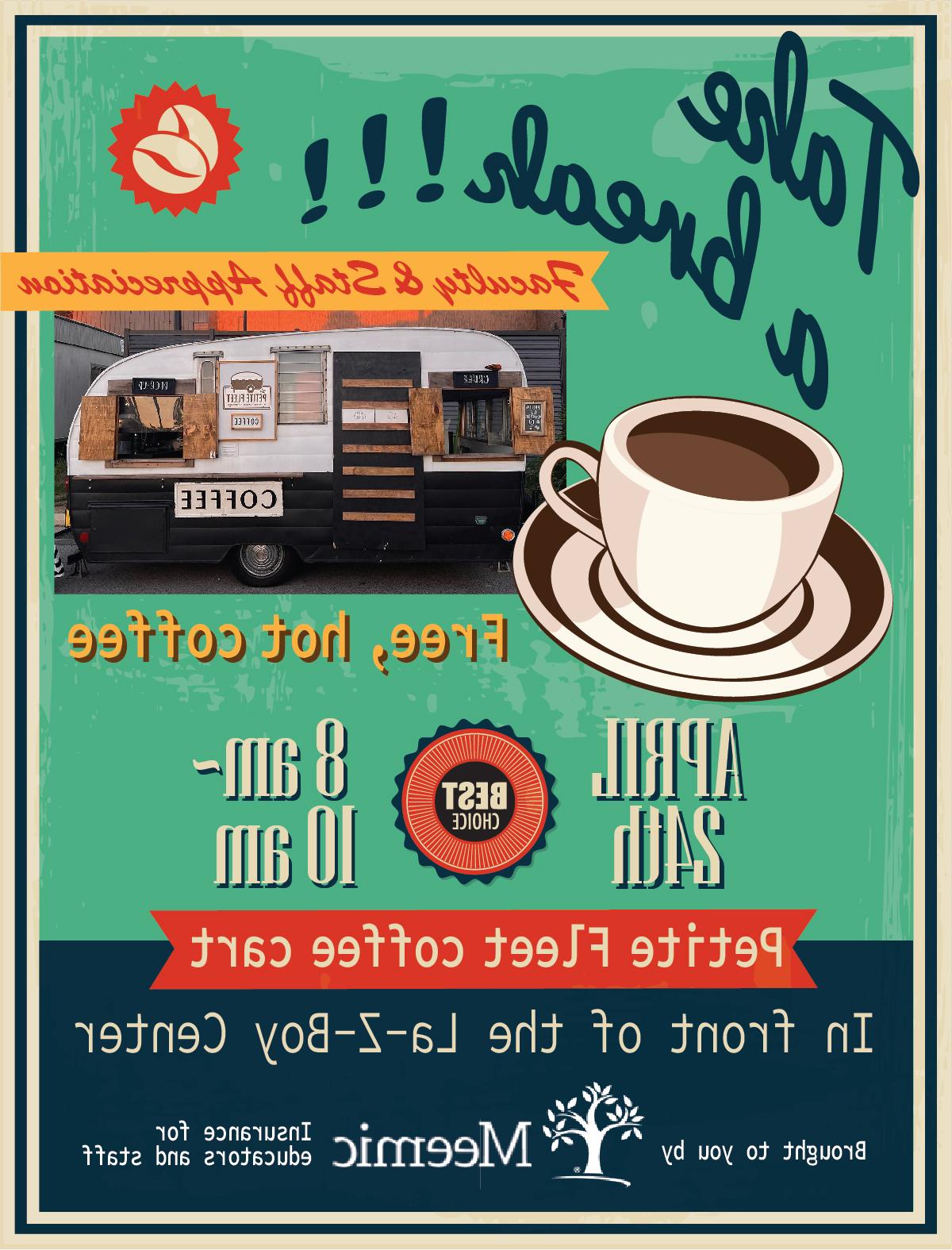 coffee cart flyer